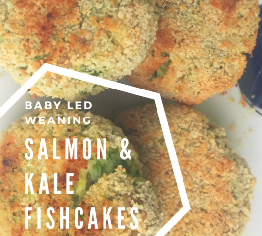 Baby Led Weaning Recipe: Salmon and Kale Fishcakes