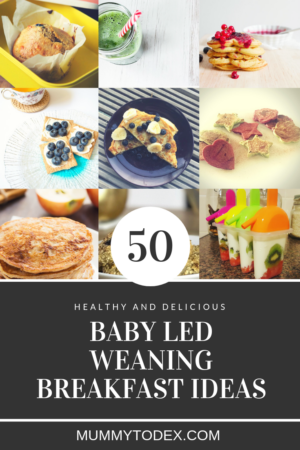the ultimate list of baby led weaning breakfast ideas pinterest image