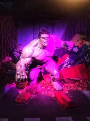 The incredible hulk in Madame Tussauds Blackpool