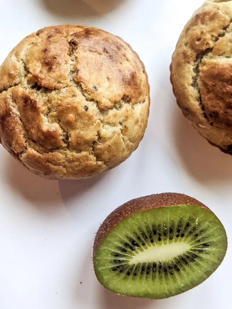 kiwi and banana muffins for babies