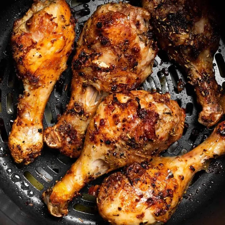 Image for Air Fryer Roasted Chicken Legs