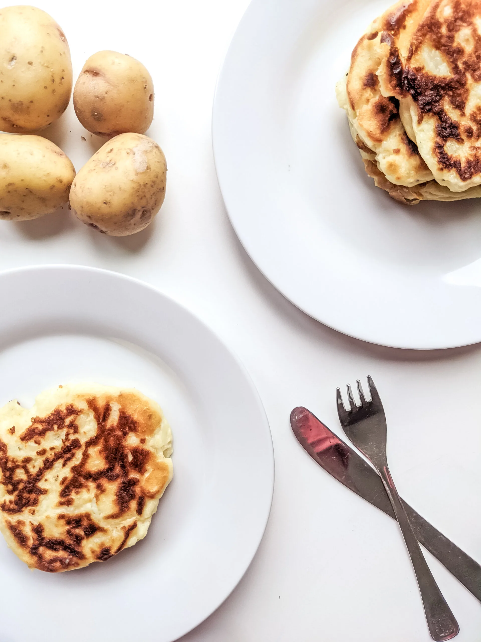 potato fritters for babies ready to be served