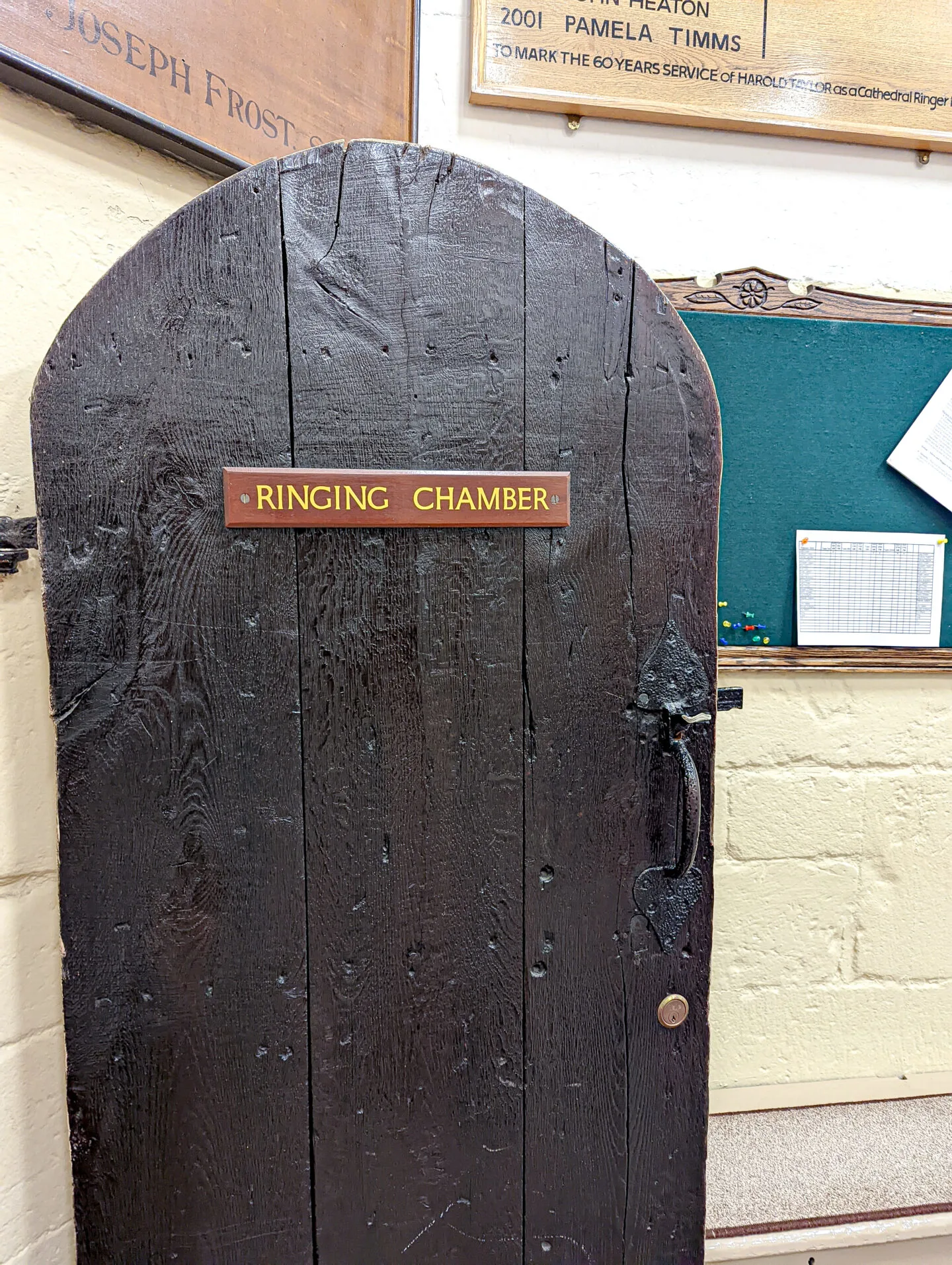 the ringing chamber door