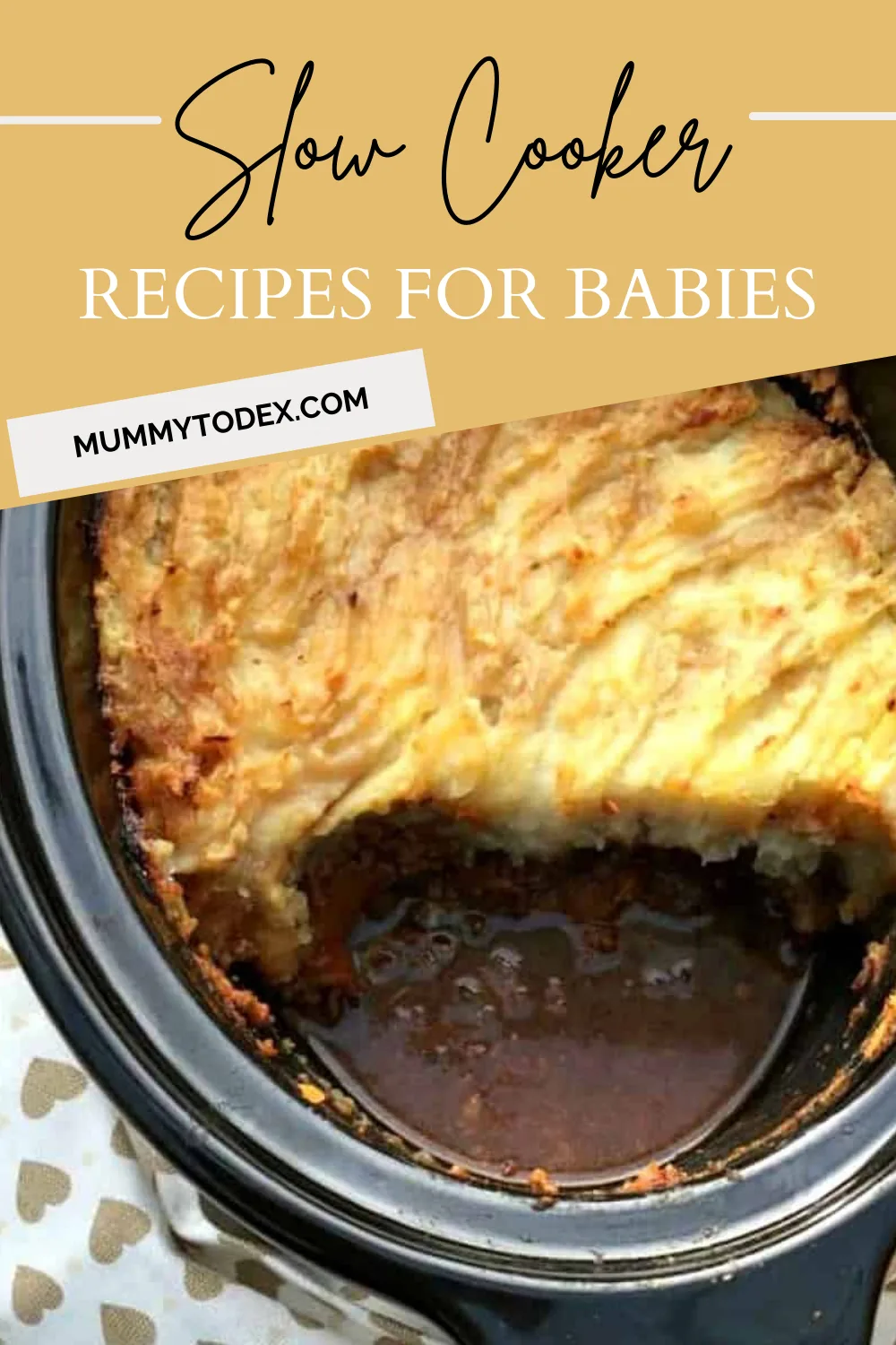Baby Led Weaning Slow Cooker Recipes - Mummy to Dex