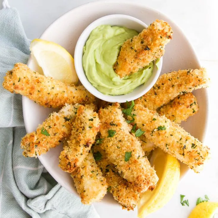 Image for Fish Goujons with an Avocado Dip
