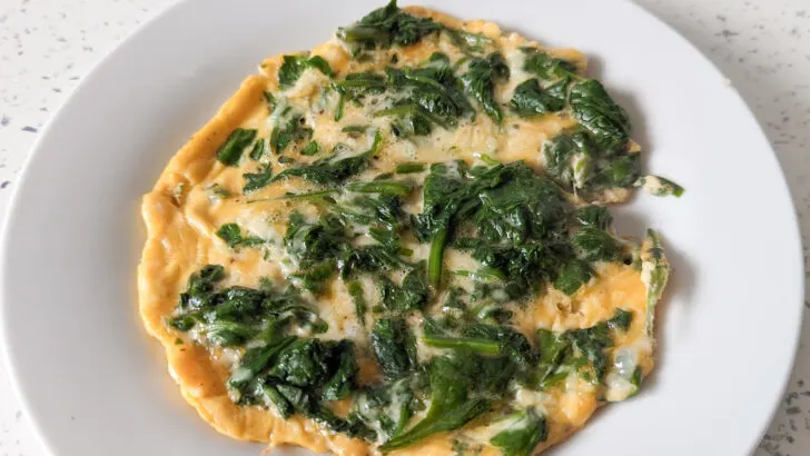 spinach omelette for babies