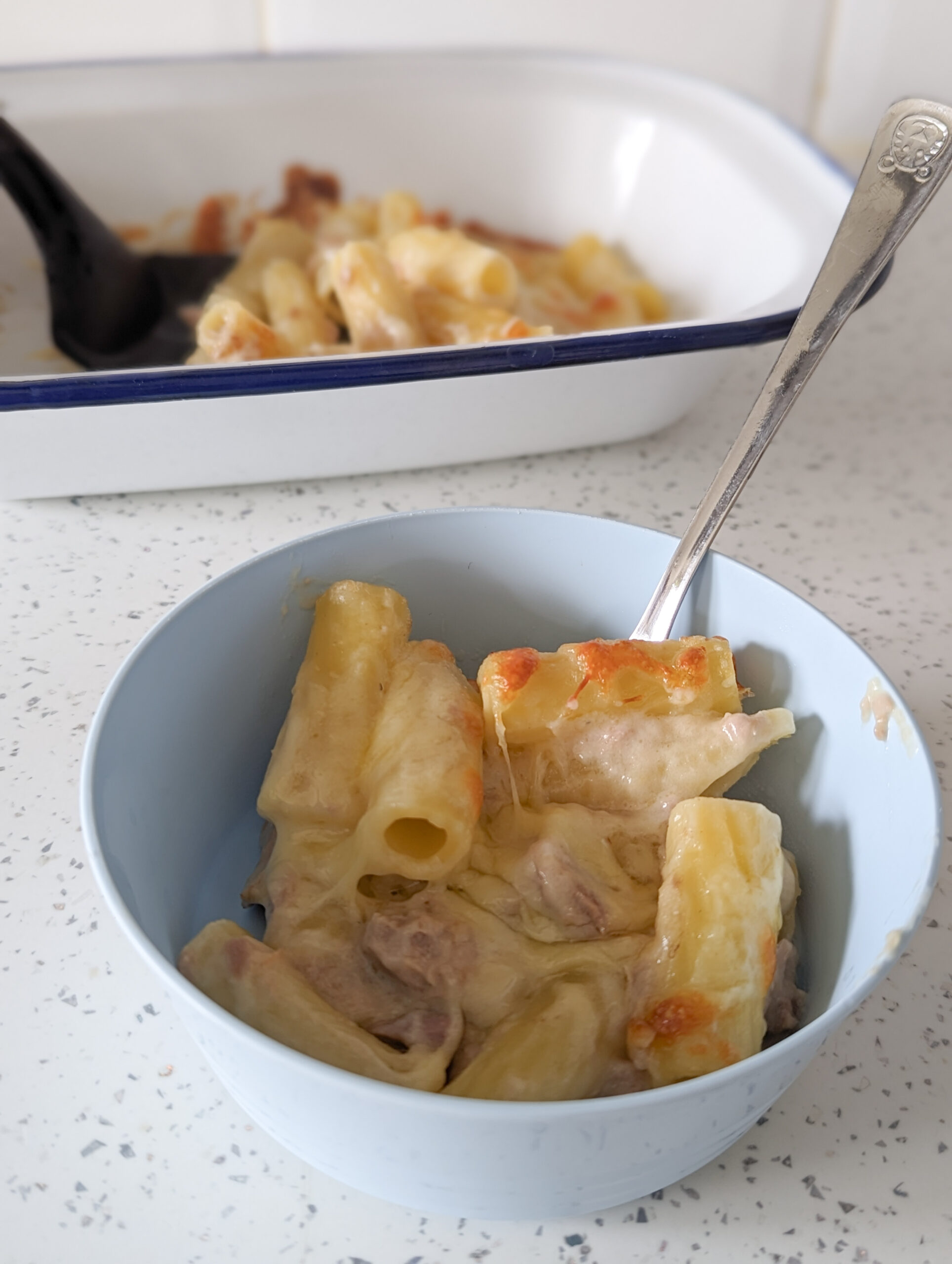 Tuna Pasta Bake Baby Led Weaning Recipe tuna-pasta-bake-baby-led-weaning-recipe